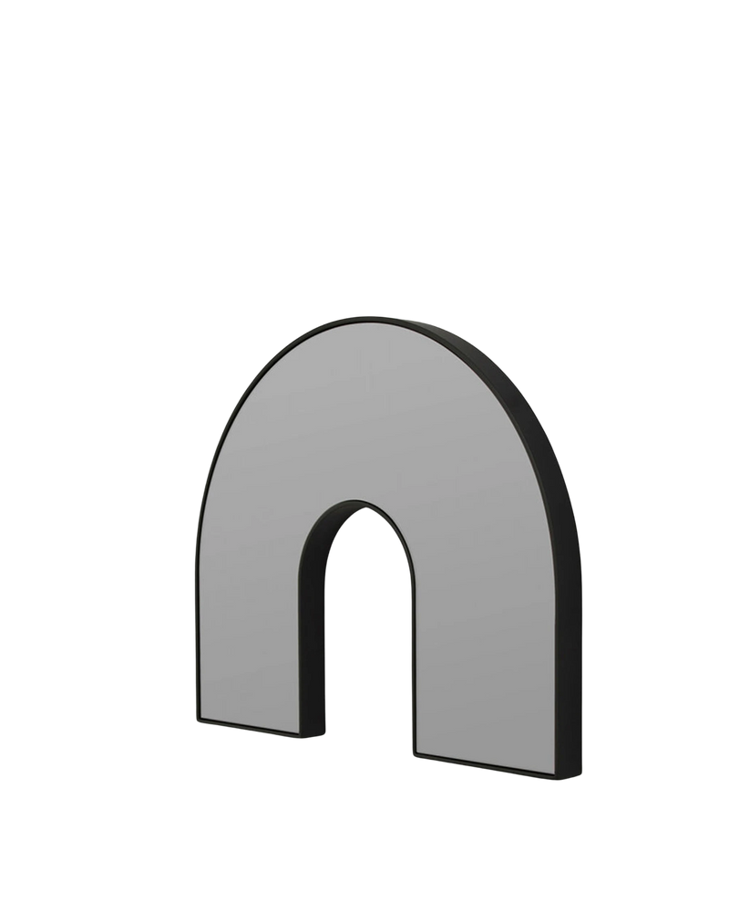 Kaari Arch Mirror - Black/Storm
