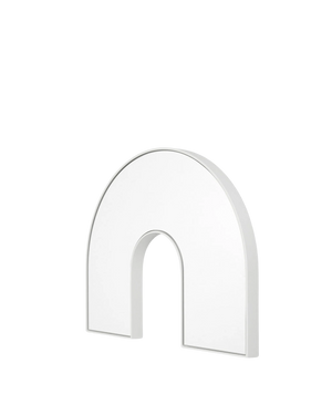 Kaari Arch Mirror - Bright White