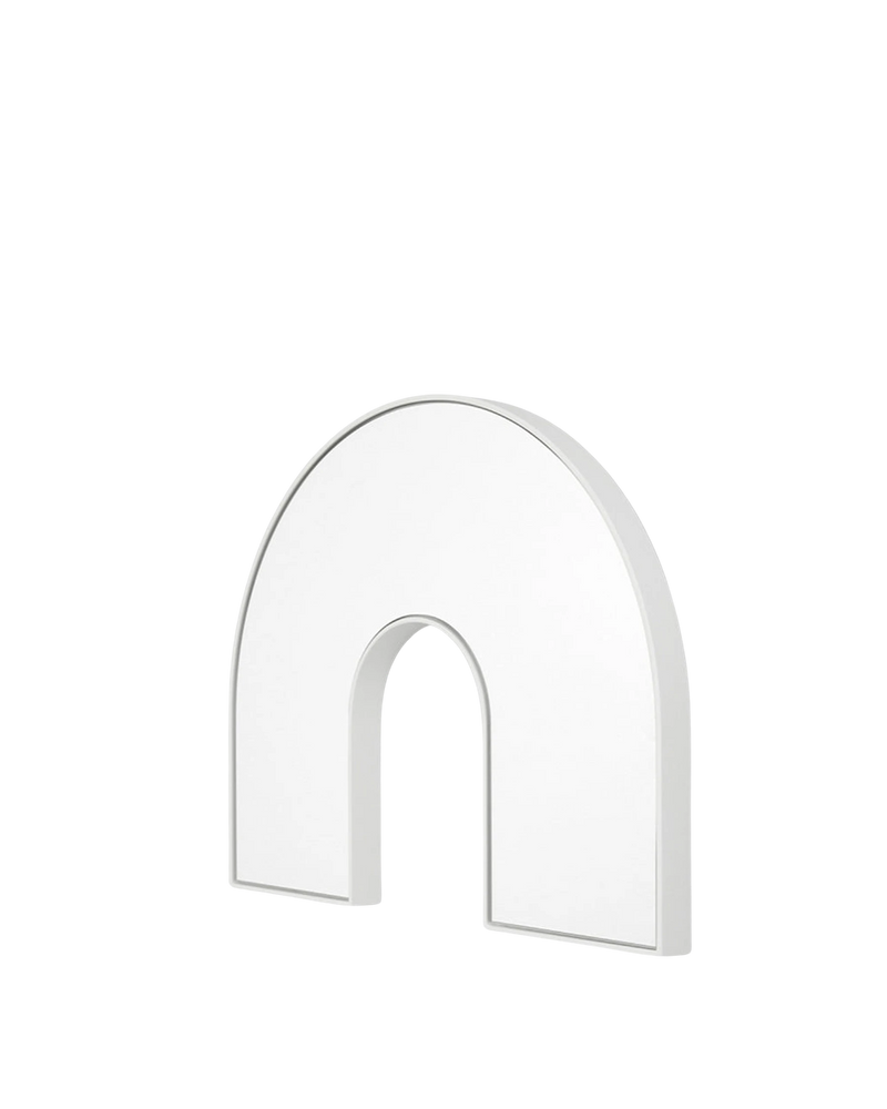 Kaari Arch Mirror - Bright White