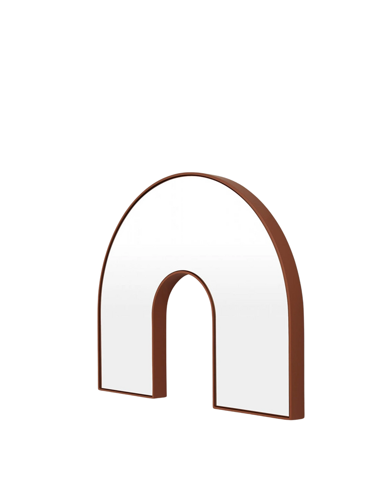 Kaari Arch Mirror - Rust