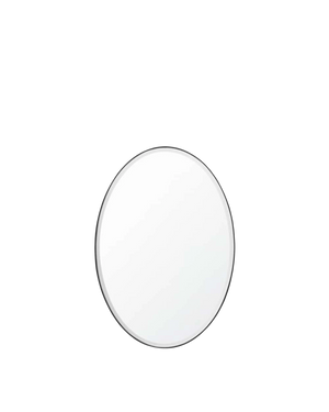 Lolita Oval Mirror 90cm x 60cm - Black