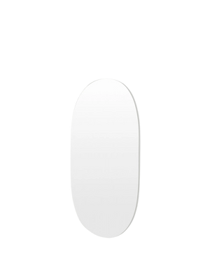 Miller Tall Bright White Oval Mirror 80cm x 150cm
