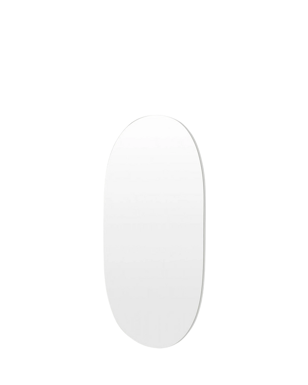 Miller Tall Bright White Oval Mirror 80cm x 150cm