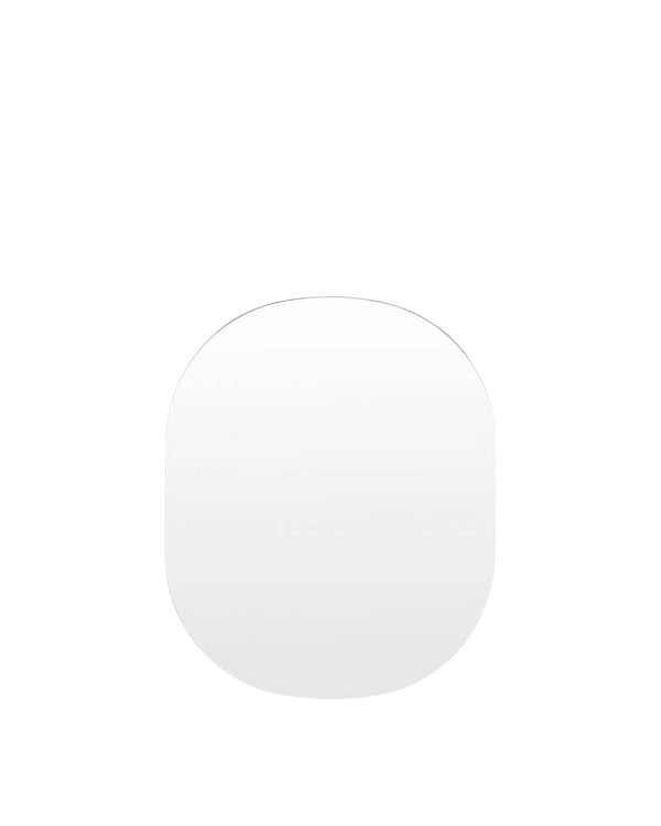 Miller Large Black Oval Mirror 90cm x 110cm