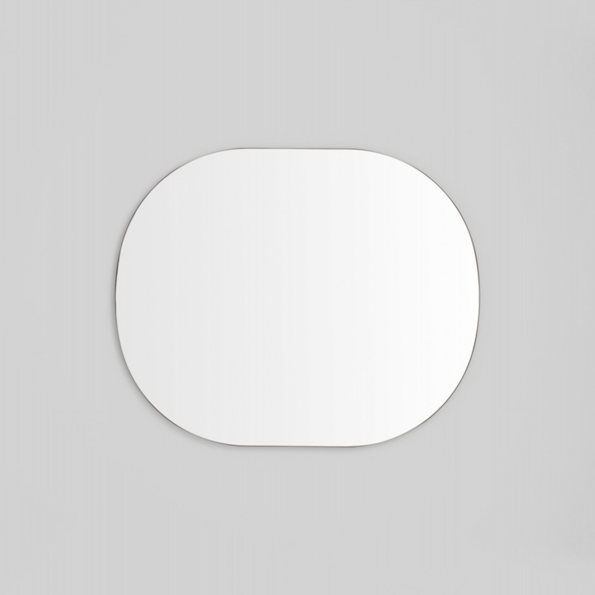 Miller Large Black Oval Mirror 90cm x 110cm
