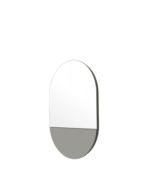 Mira Duo Small Oval Mirror - Storm