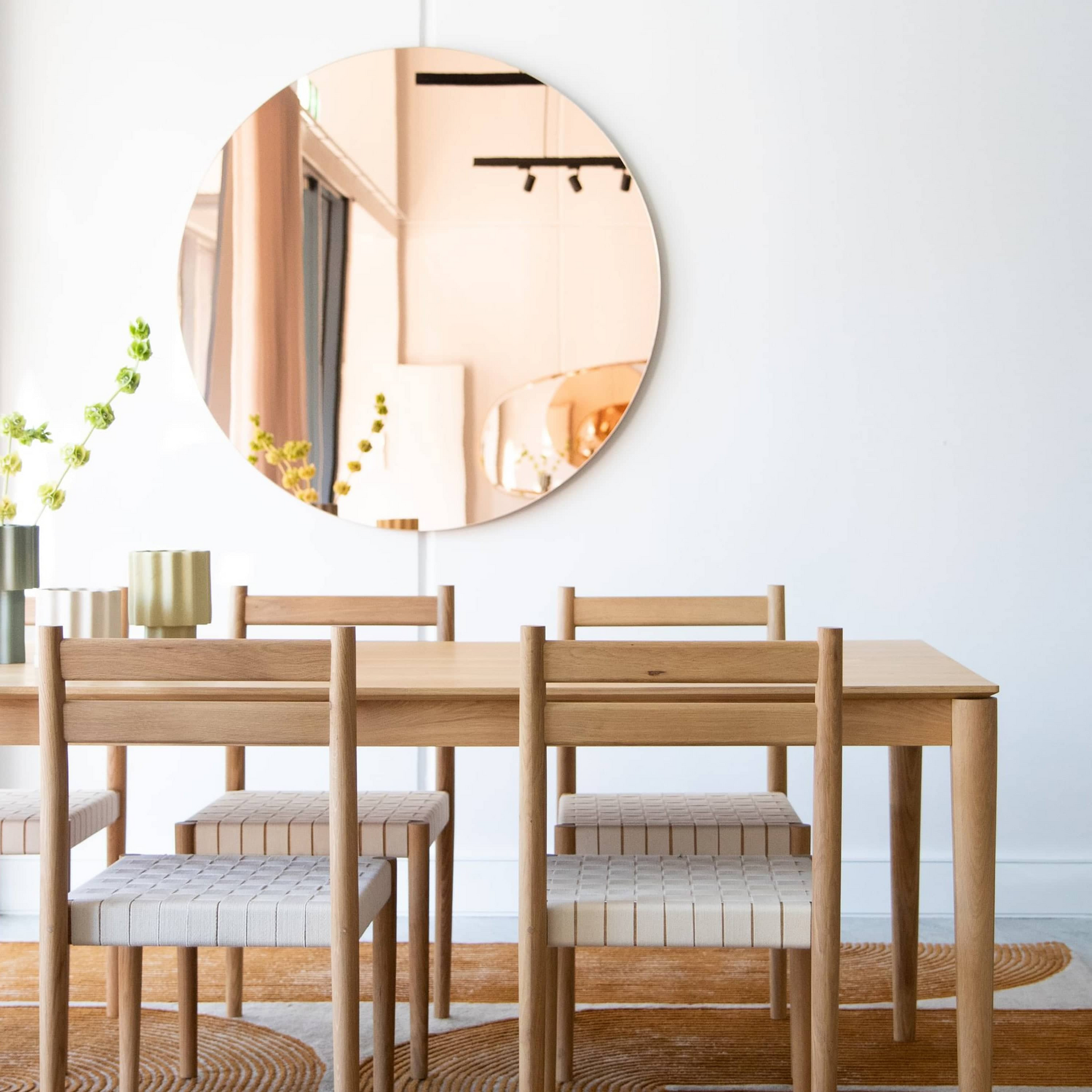 Mira Round Mirror - Dusk 90cm