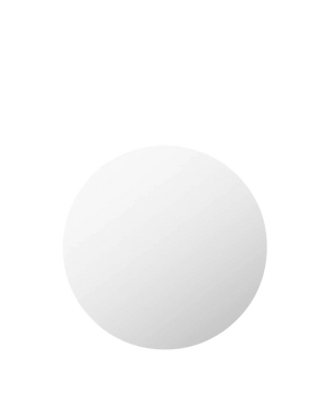 Mira Round Mirror - Coal 120cm