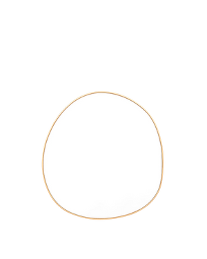 Organic Mirror 90cm x 95cm - Brass