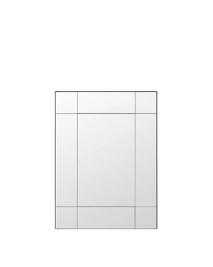 Tesla Rectangle Mirror - Black