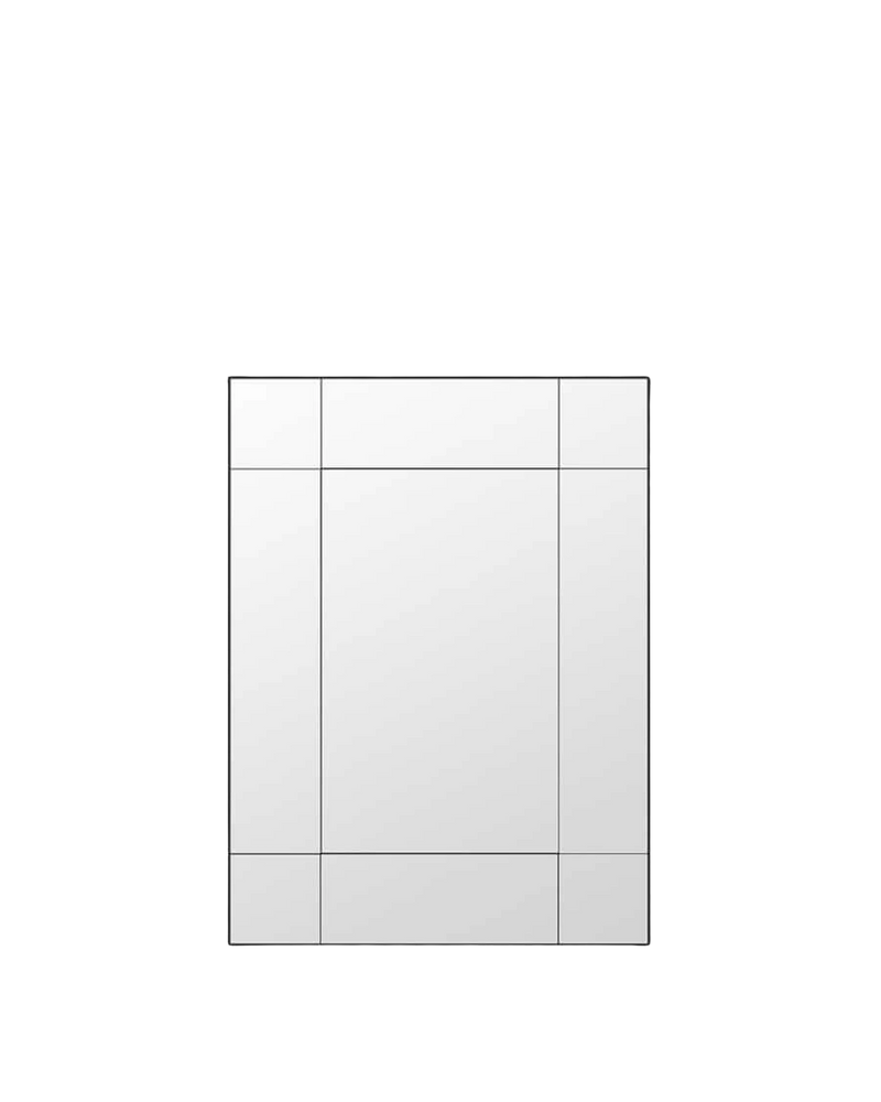 Tesla Rectangle Mirror - Black