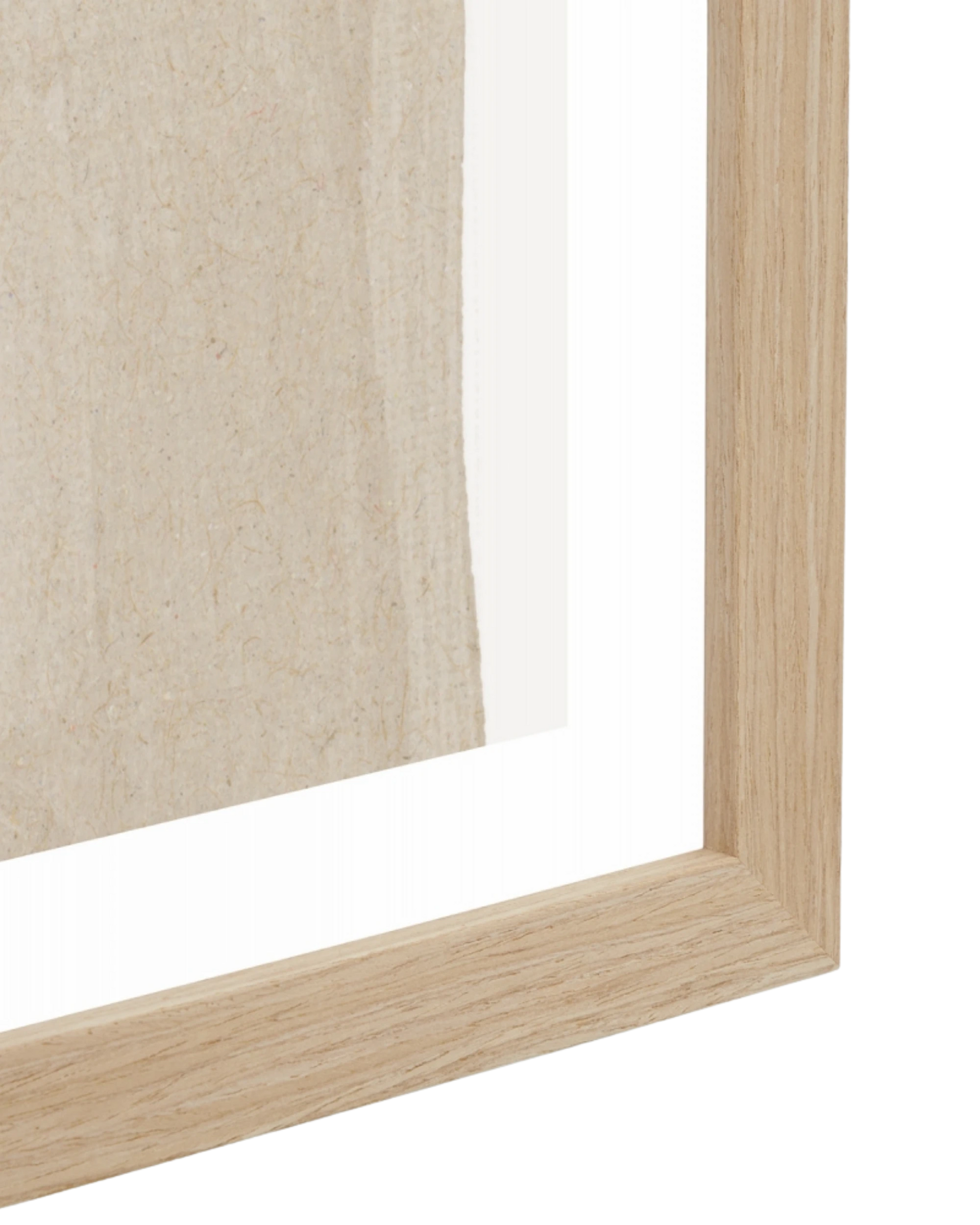 Monaco Natural Print 62cm x 87cm - Light Timber Frame