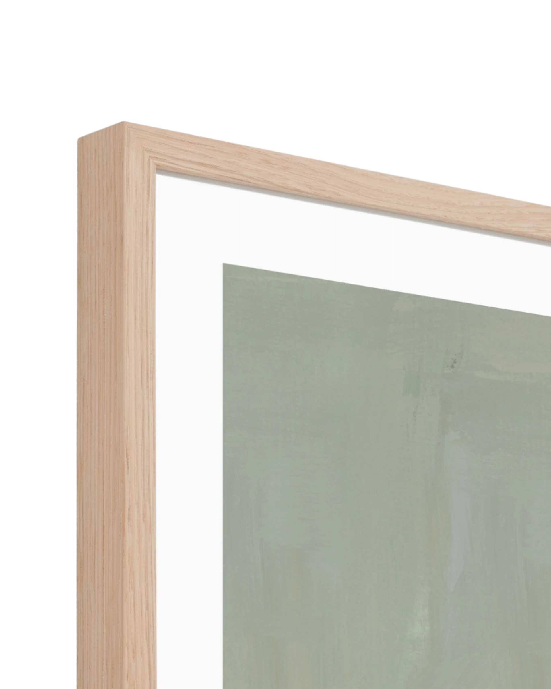 Pottery Study Blue Print 87cm x 122cm - Light Timber Frame