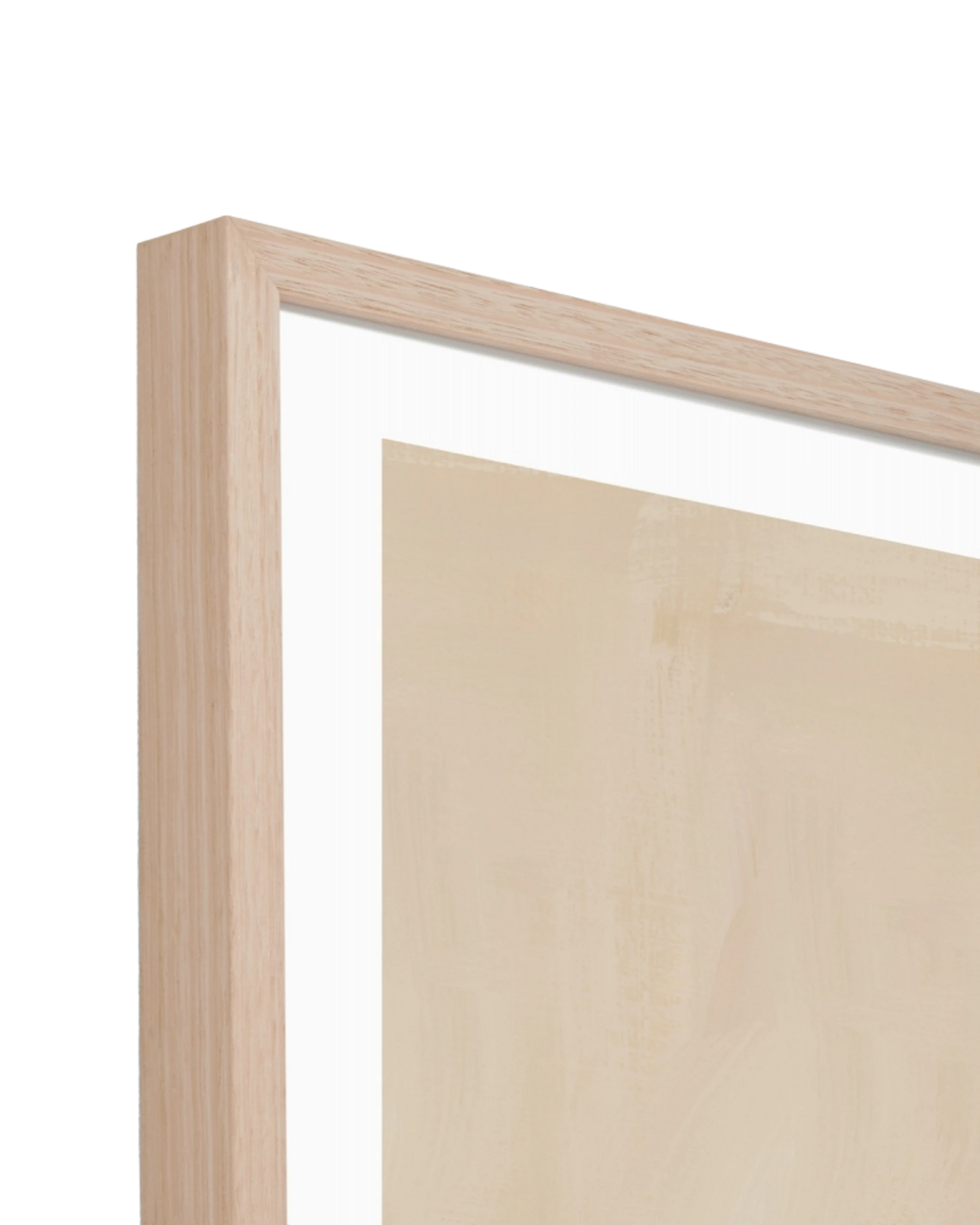 Pottery Study Terracotta Print 87cm x 122cm - Light Timber Frame