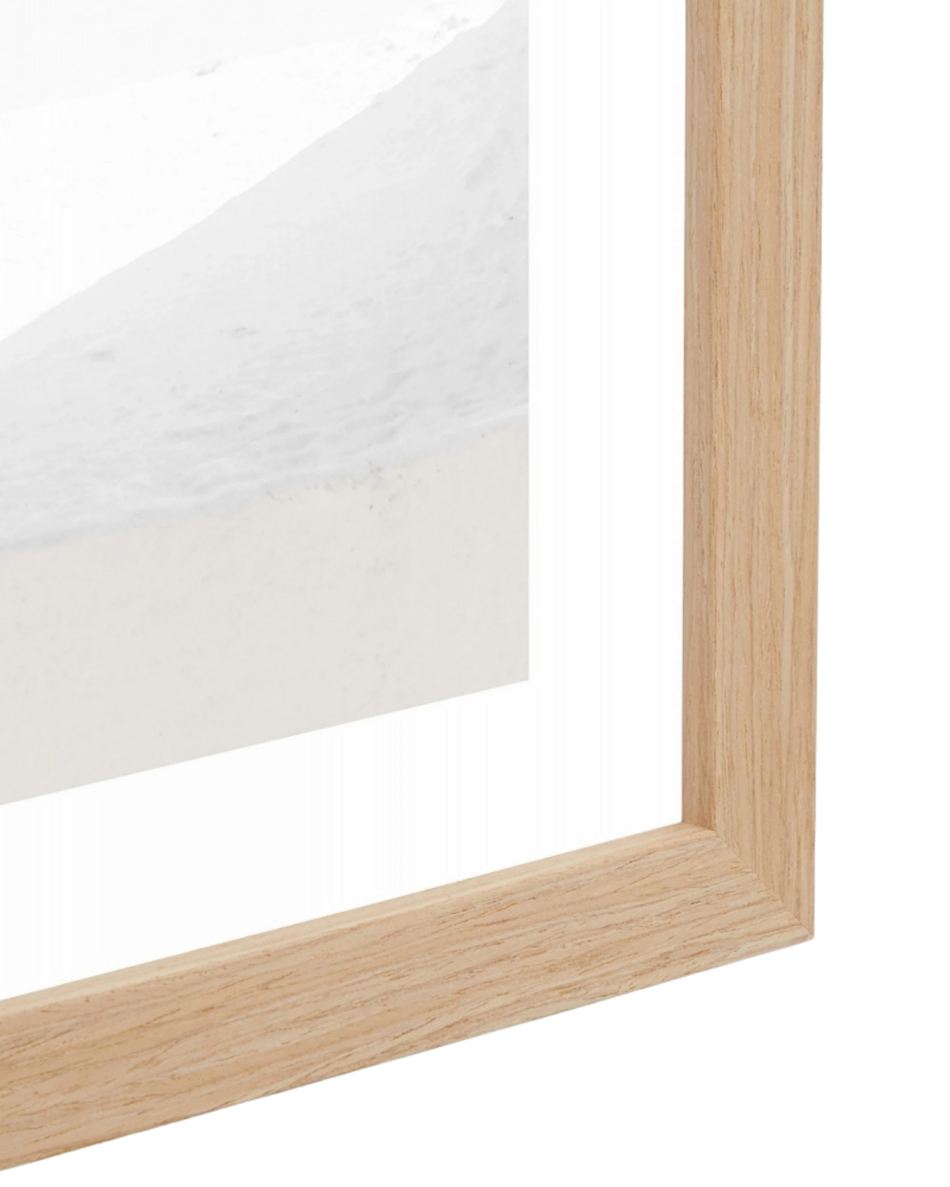 Sculptural Vase Print 88cm x 103cm - Light Timber Frame