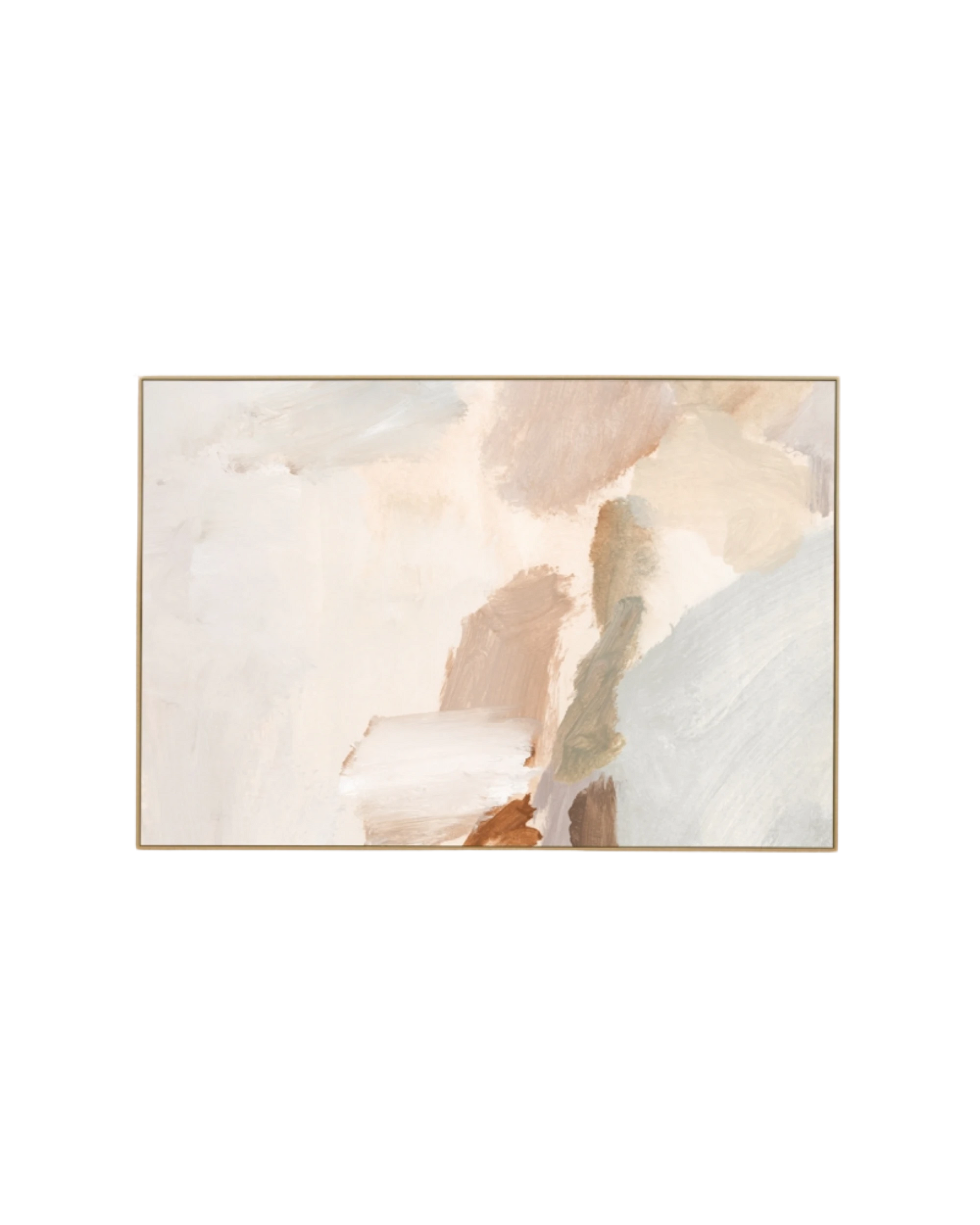 Winona Natural 1 Canvas Print 60cm x 90cm - Light Timber Frame