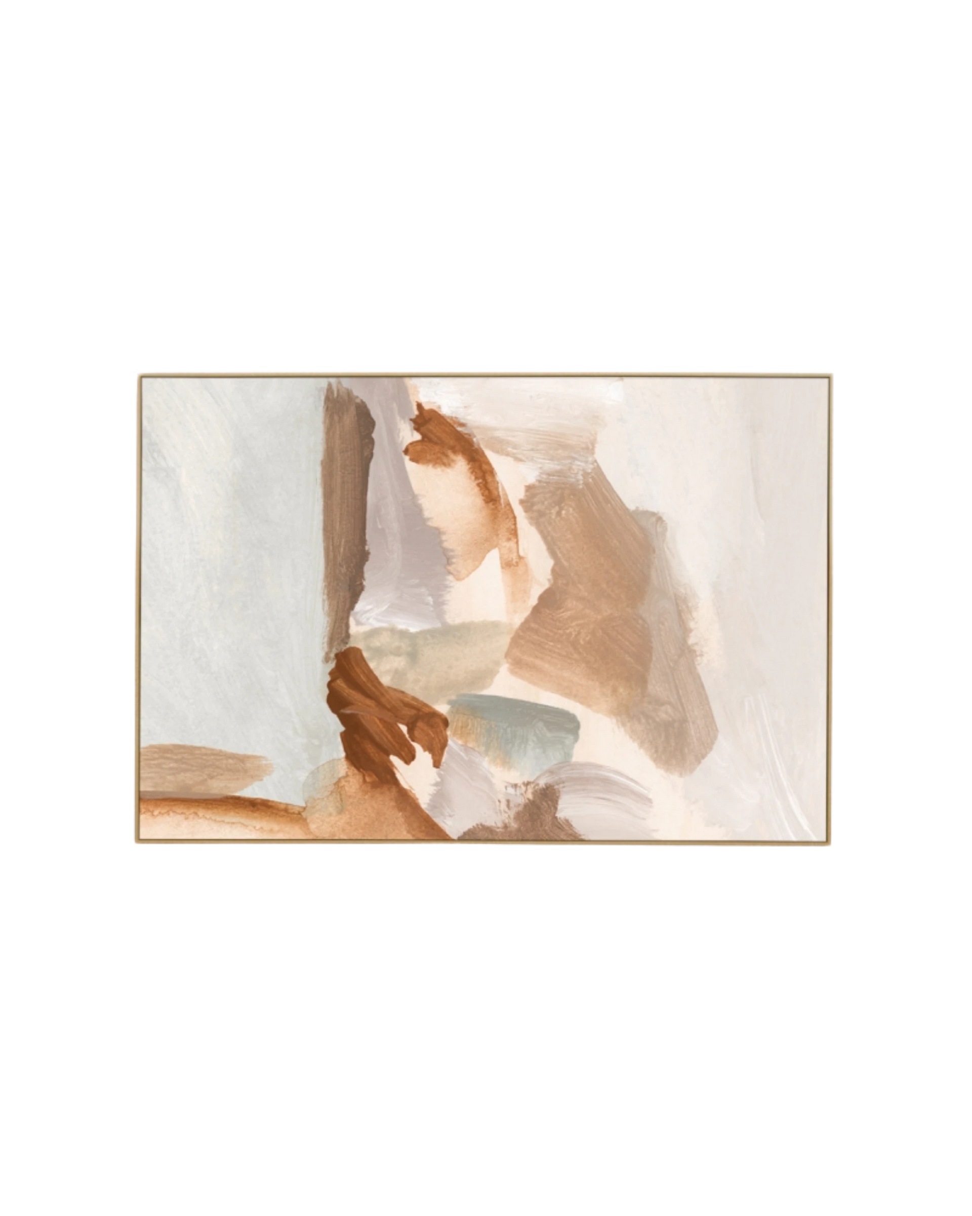 Winona Natural 2 Canvas Print 60cm x 90cm - Light Timber Frame