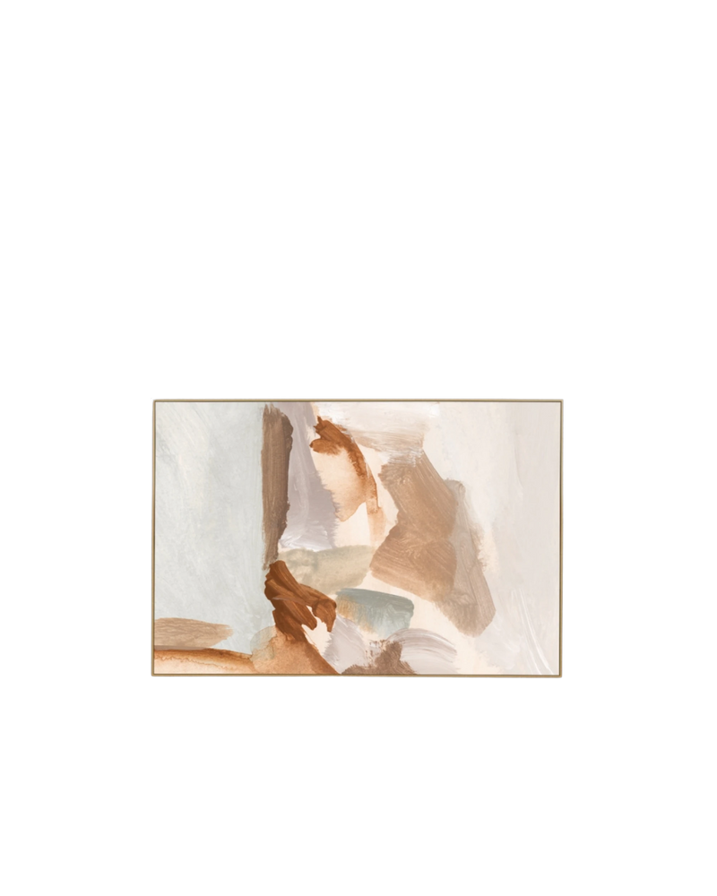 Winona Natural 2 Canvas Print 60cm x 90cm - Light Timber Frame