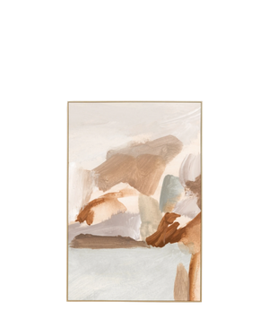 Winona Natural 2 Canvas Print 80cm x 120cm - Light Timber Frame