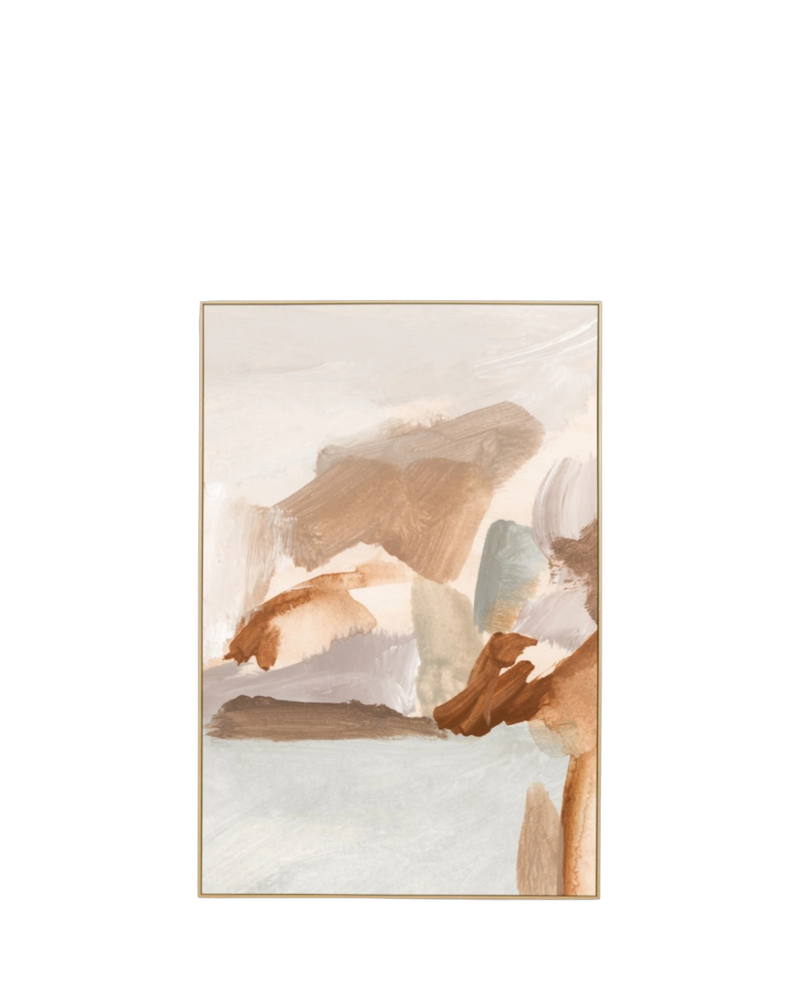 Winona Natural 2 Canvas Print 80cm x 120cm - Light Timber Frame