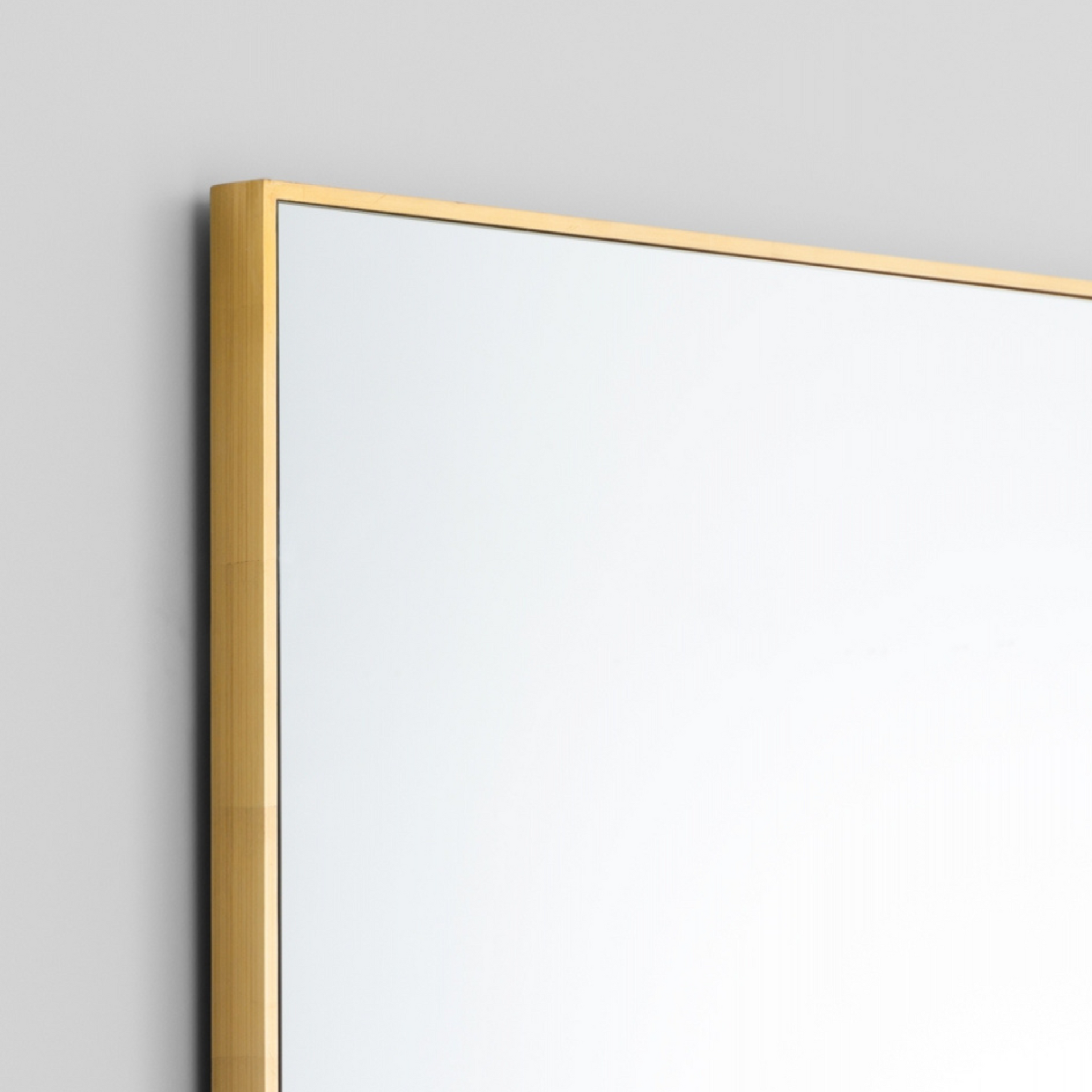 Bella Rectangle Mirror - Brass