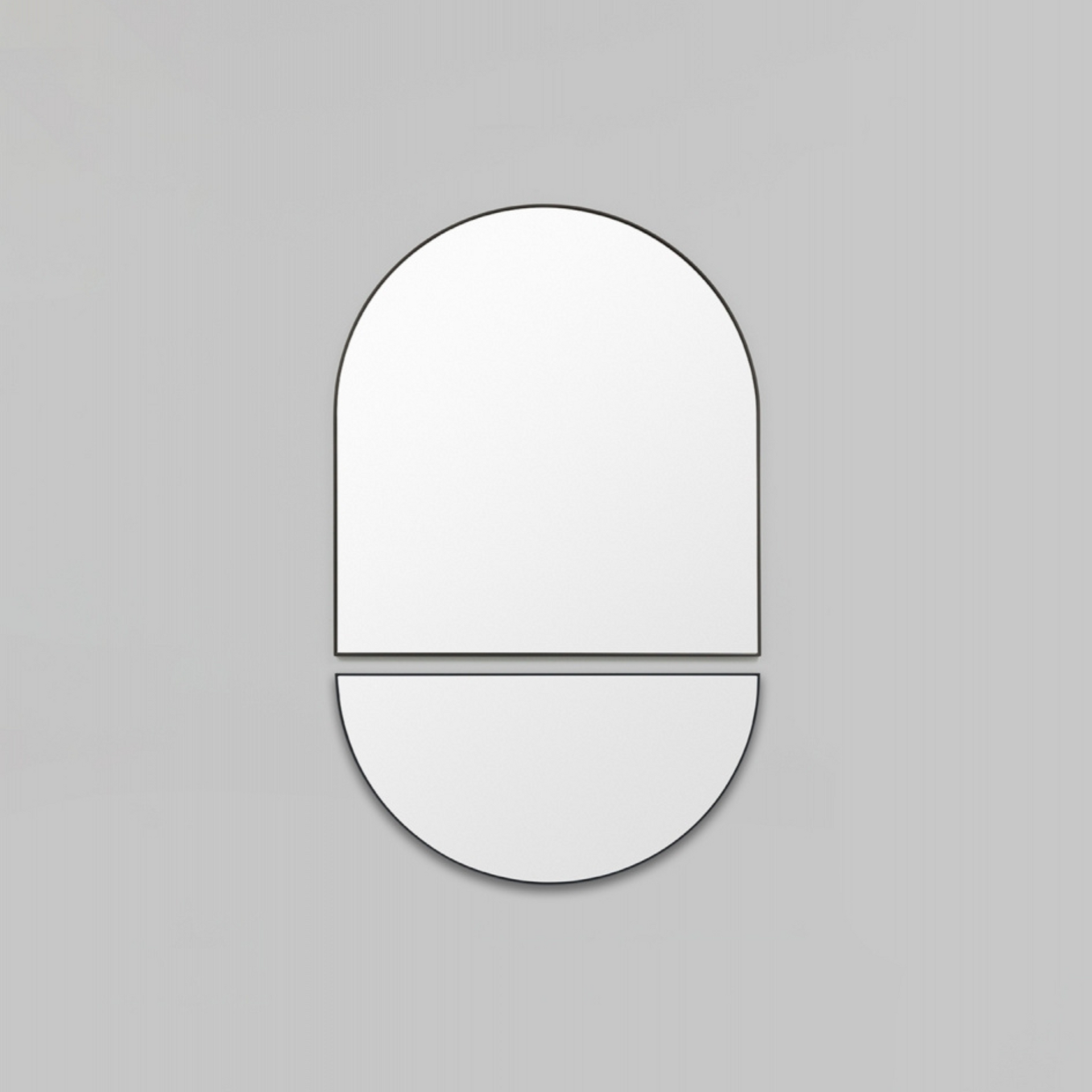 Bjorn Arch Mirror - Black