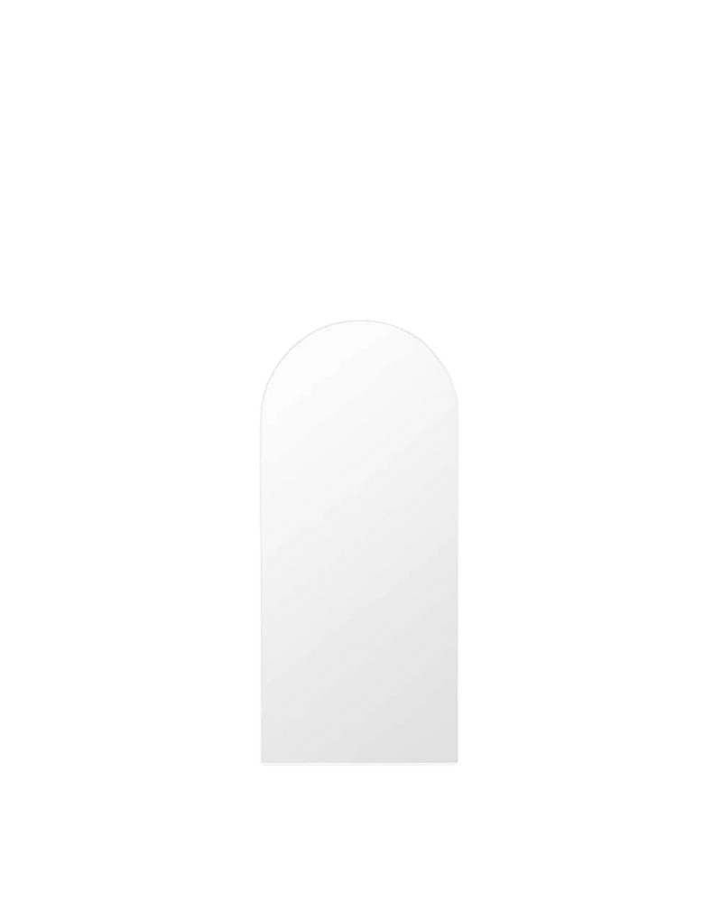 Bjorn Arch Floor Mirror - Bright White