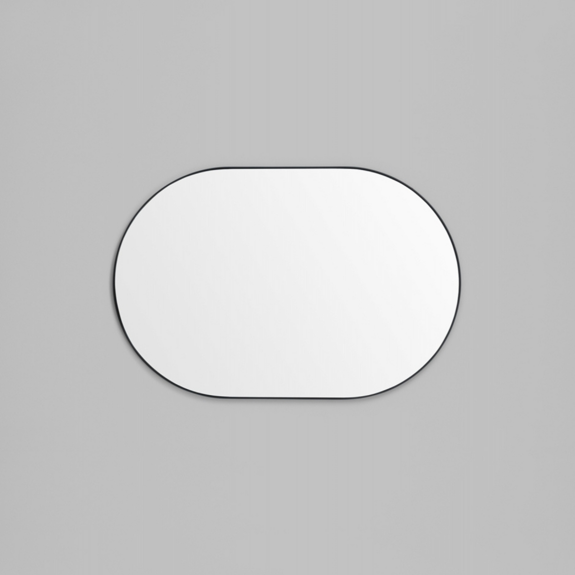 Bjorn Oval Mirror - Black 65cm x 100cm