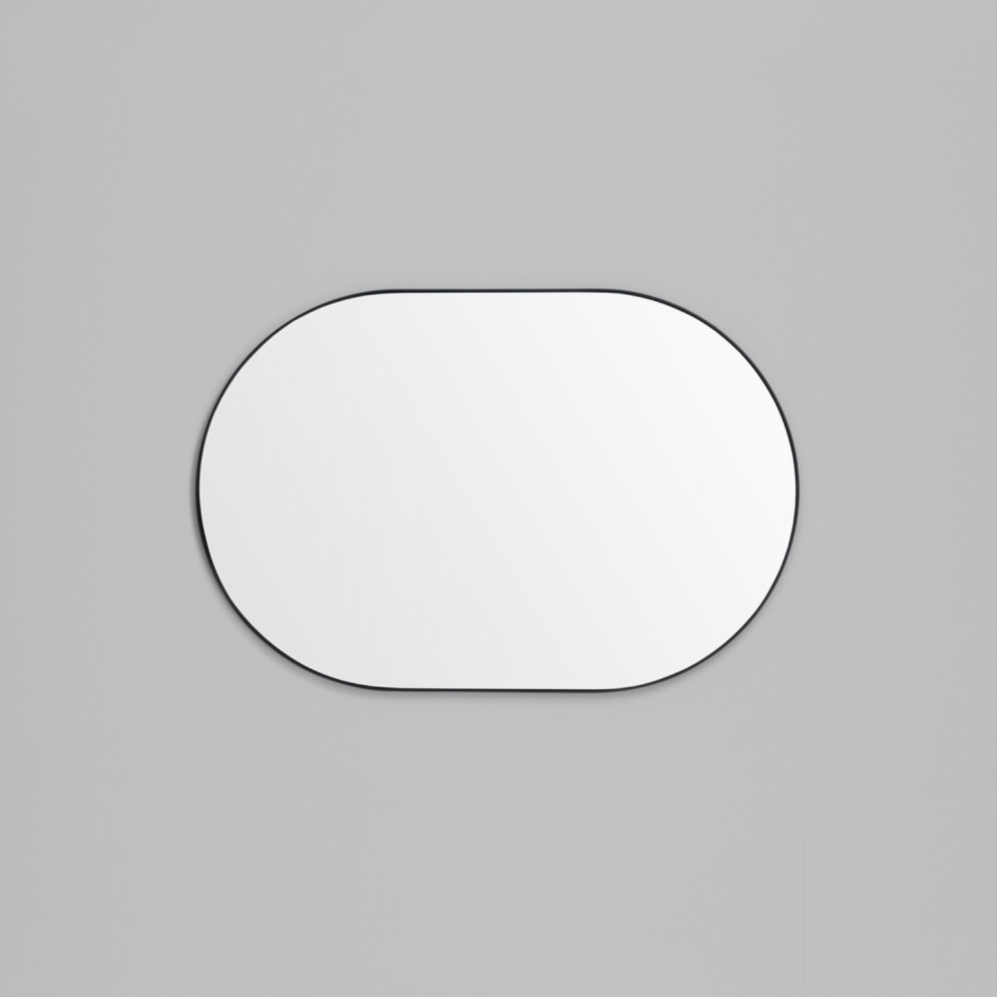 Bjorn Oval Mirror - Black 65cm x 100cm