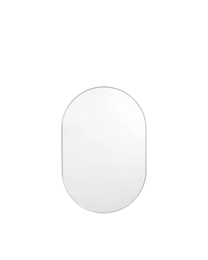 Bjorn Oval Mirror - Dove 65cm x 100cm