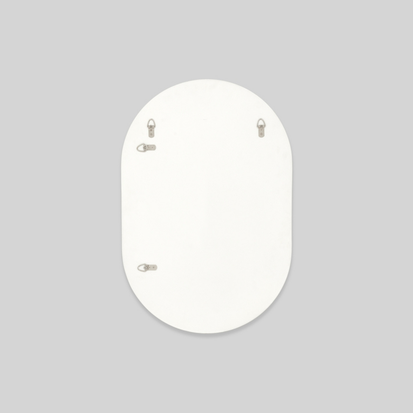 Bjorn Oval Mirror - White 65cm x 100cm