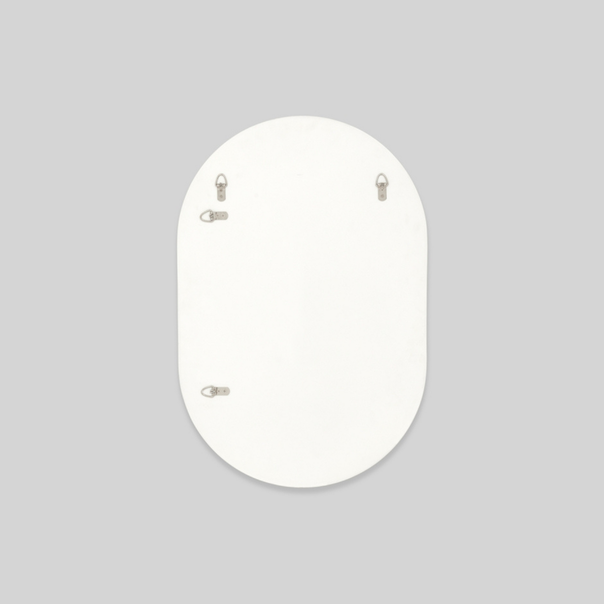 Bjorn Oval Mirror - White 80cm x 120cm