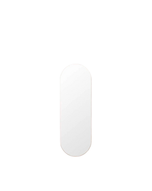 Bjorn Large Oval Mirror - Powder