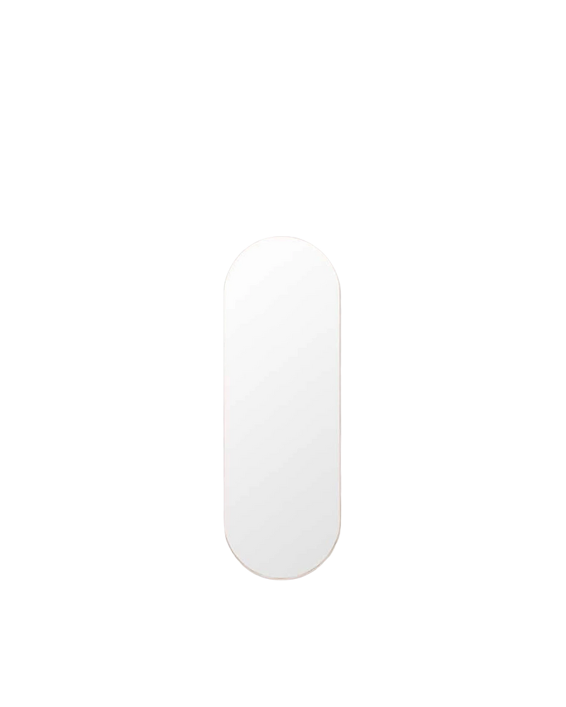 Bjorn Large Oval Mirror - Powder