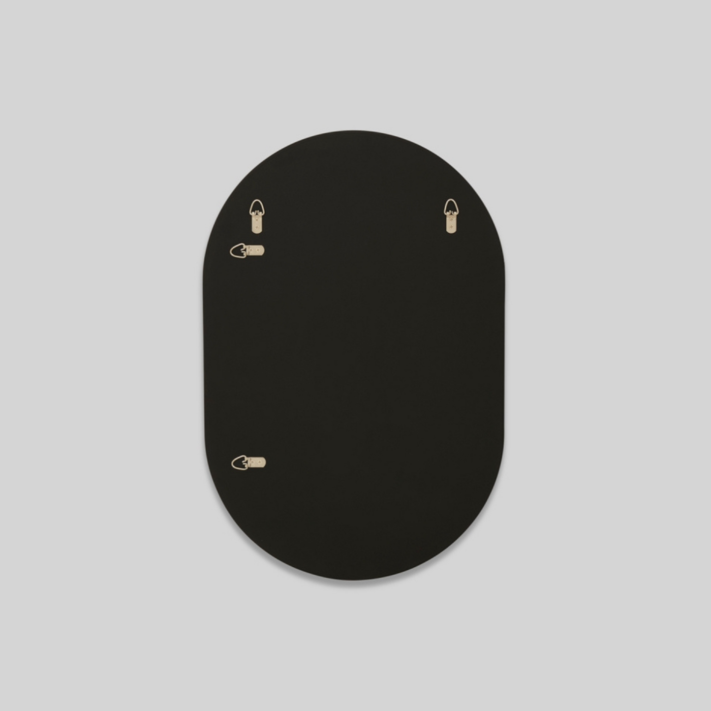 Bjorn Oval Mirror - Black 50cm x 75cm