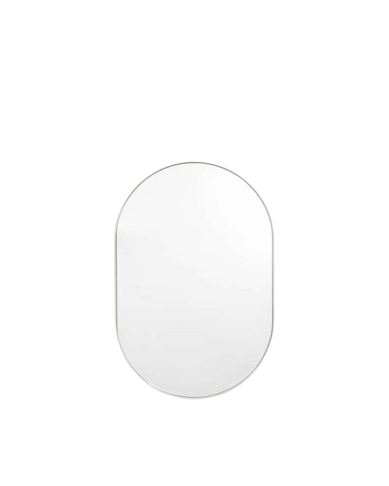 Bjorn Small Oval Mirror - Dove