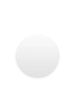 Dawn Round Mirror - Bright White Small