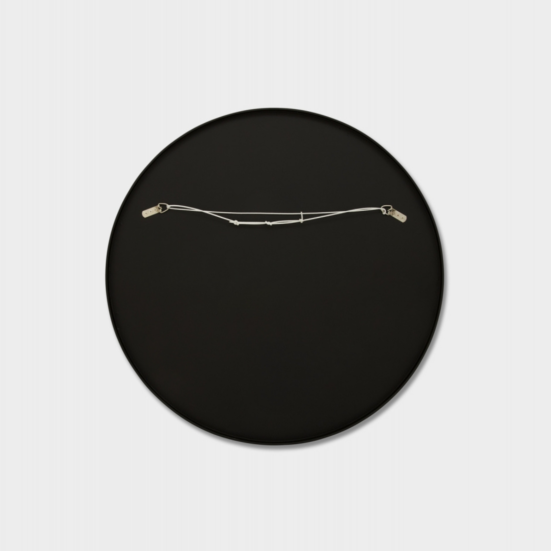 Flynn Round Mirror - Black / Storm Large 100cm x 100cm