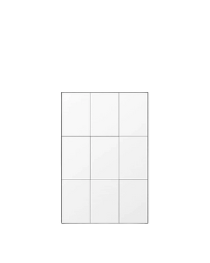 Loft Medium Mirror - Black