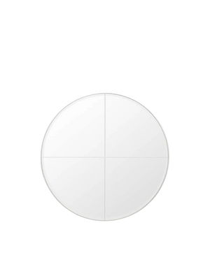 Parlour Round Mirror - Silver Medium 80cm