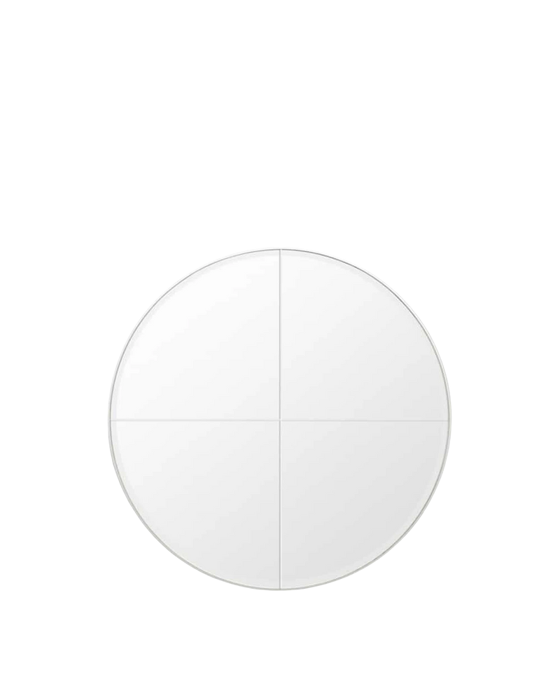 Parlour Round Mirror - Silver Medium 80cm