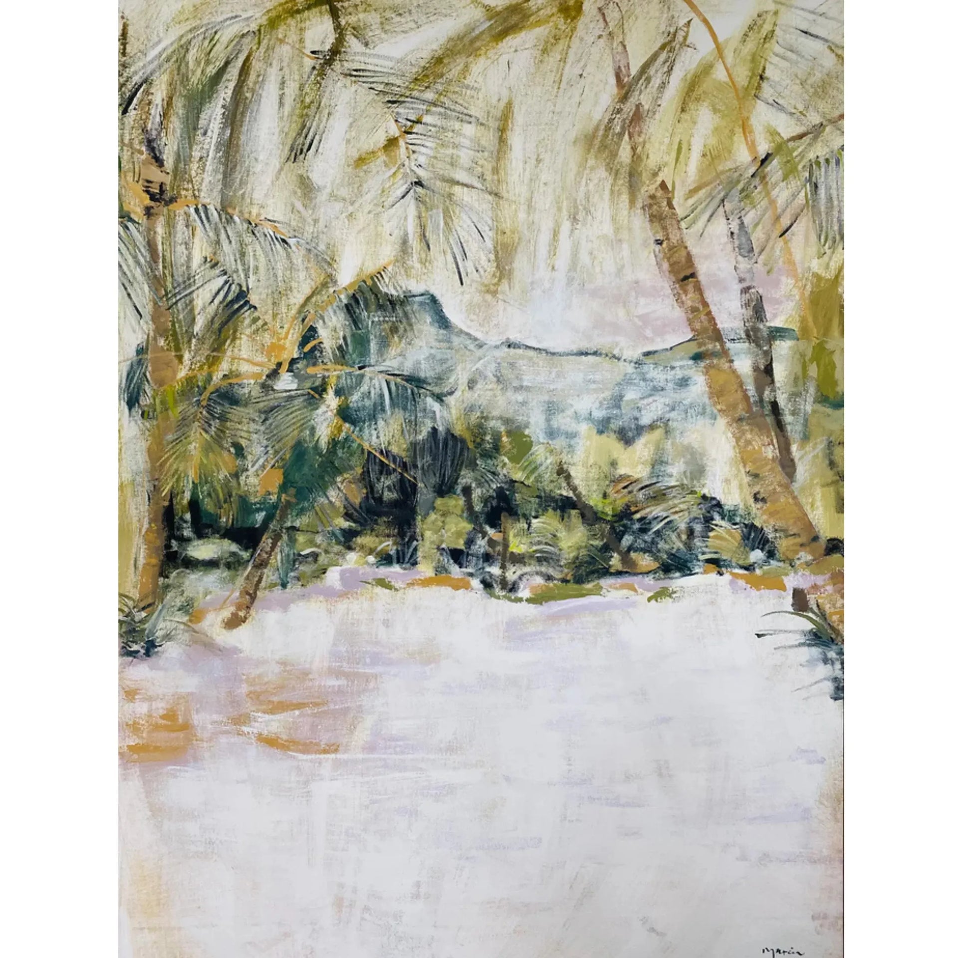 Hana Baie Canvas Print -  100cm x 141.4cm (B0)