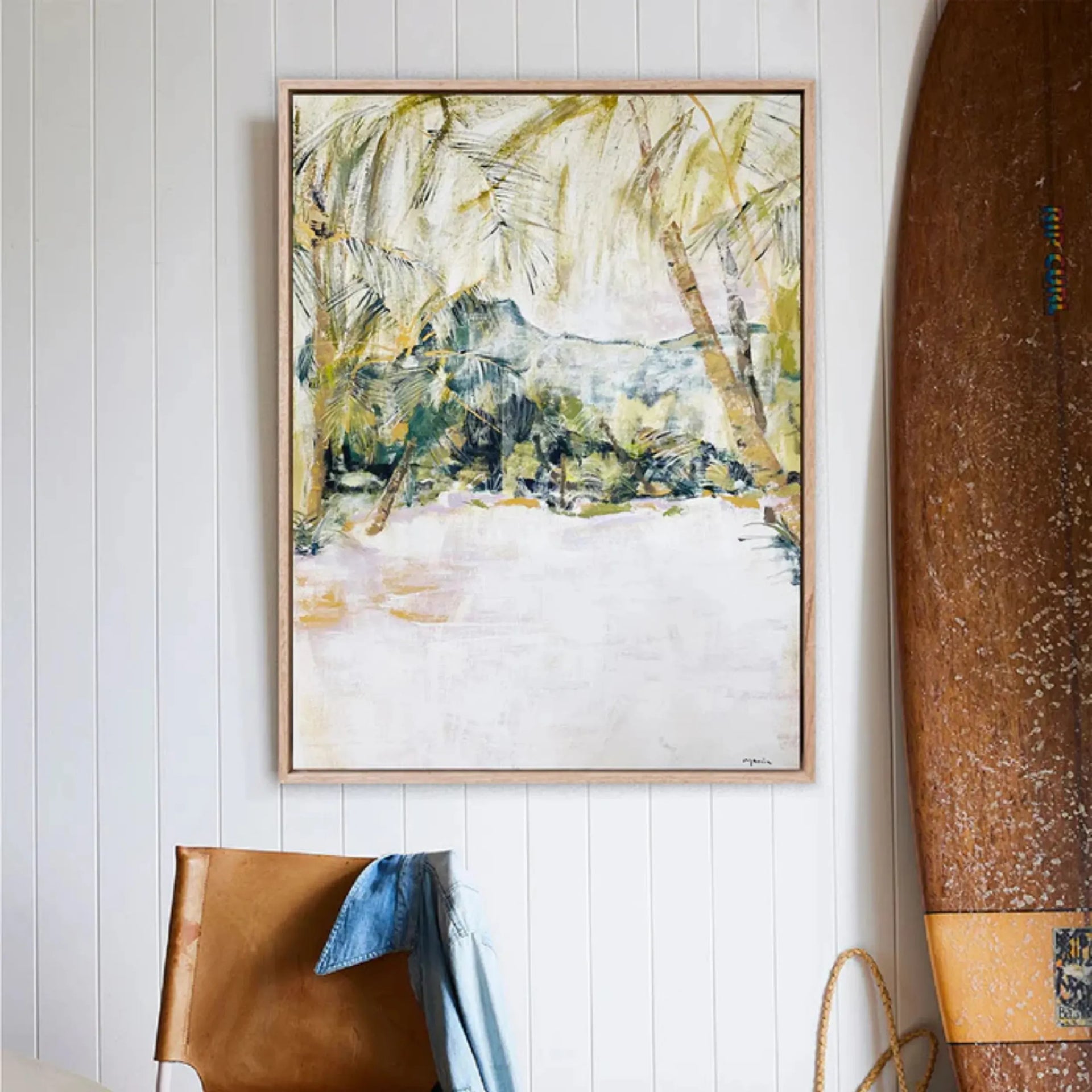 Hana Baie Canvas Print - 59.4cm x 84cm (A1)