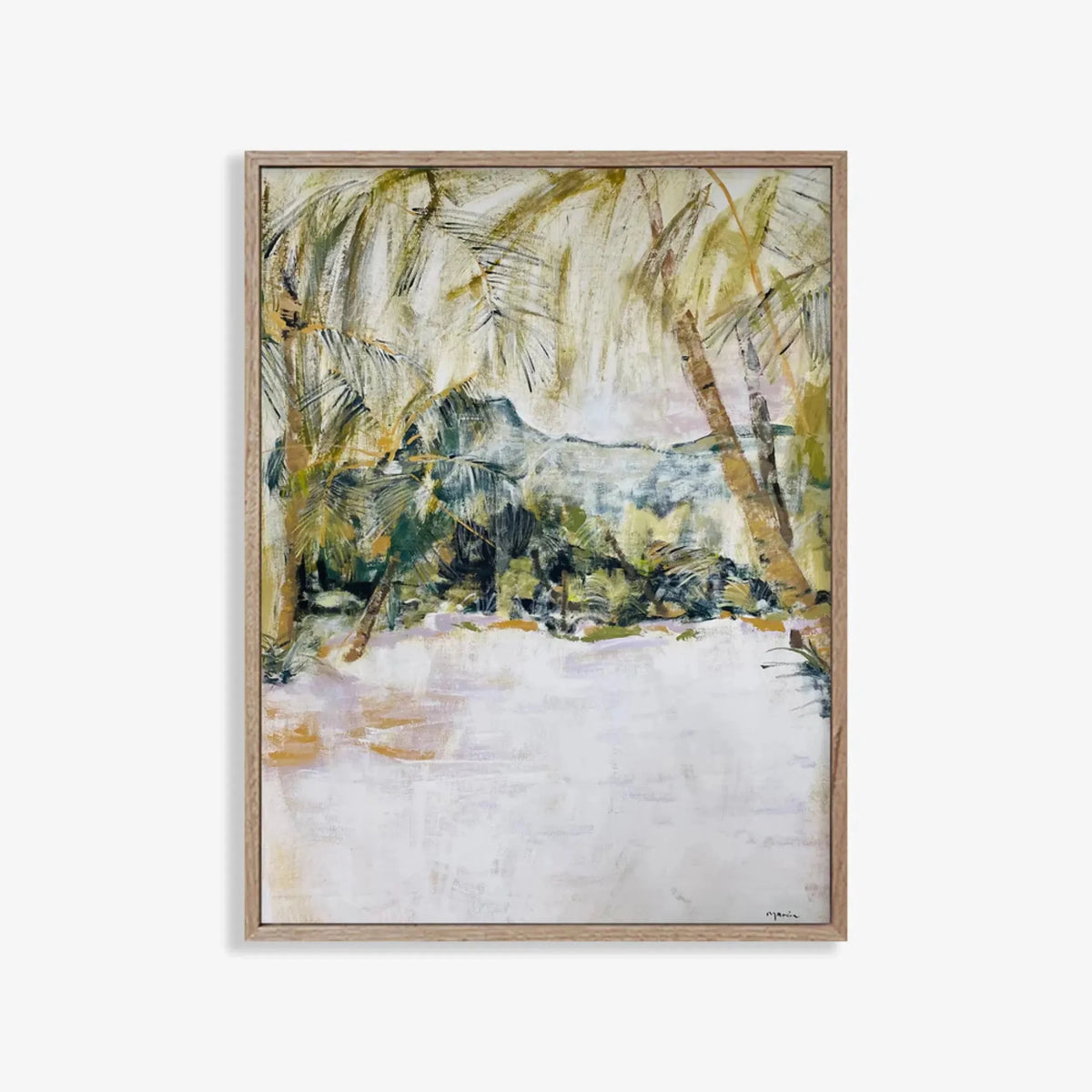 Hana Baie Canvas Print - 59.4cm x 84cm (A1)