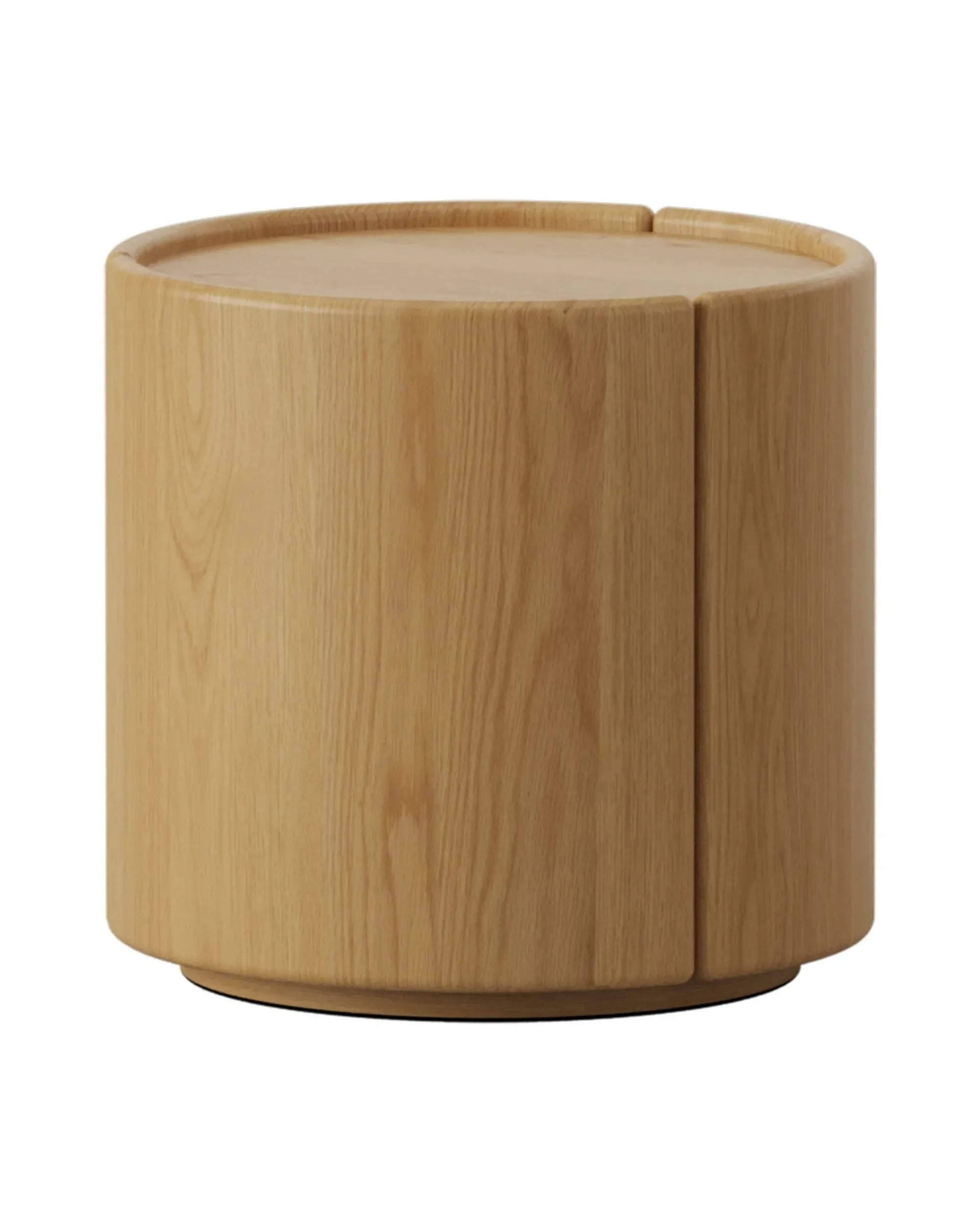 Luna Closed Side Table - Oak