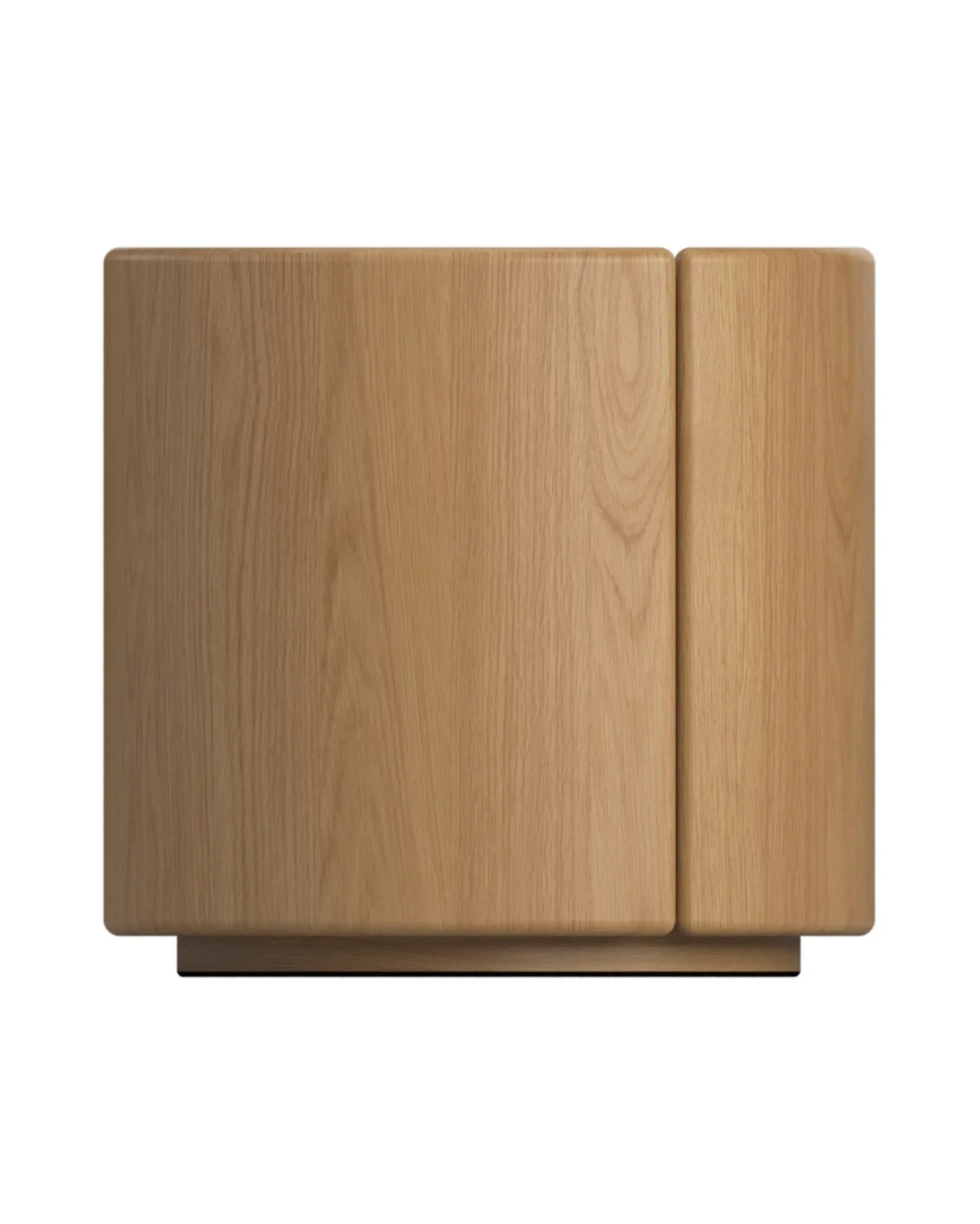 Luna Closed Side Table - Oak