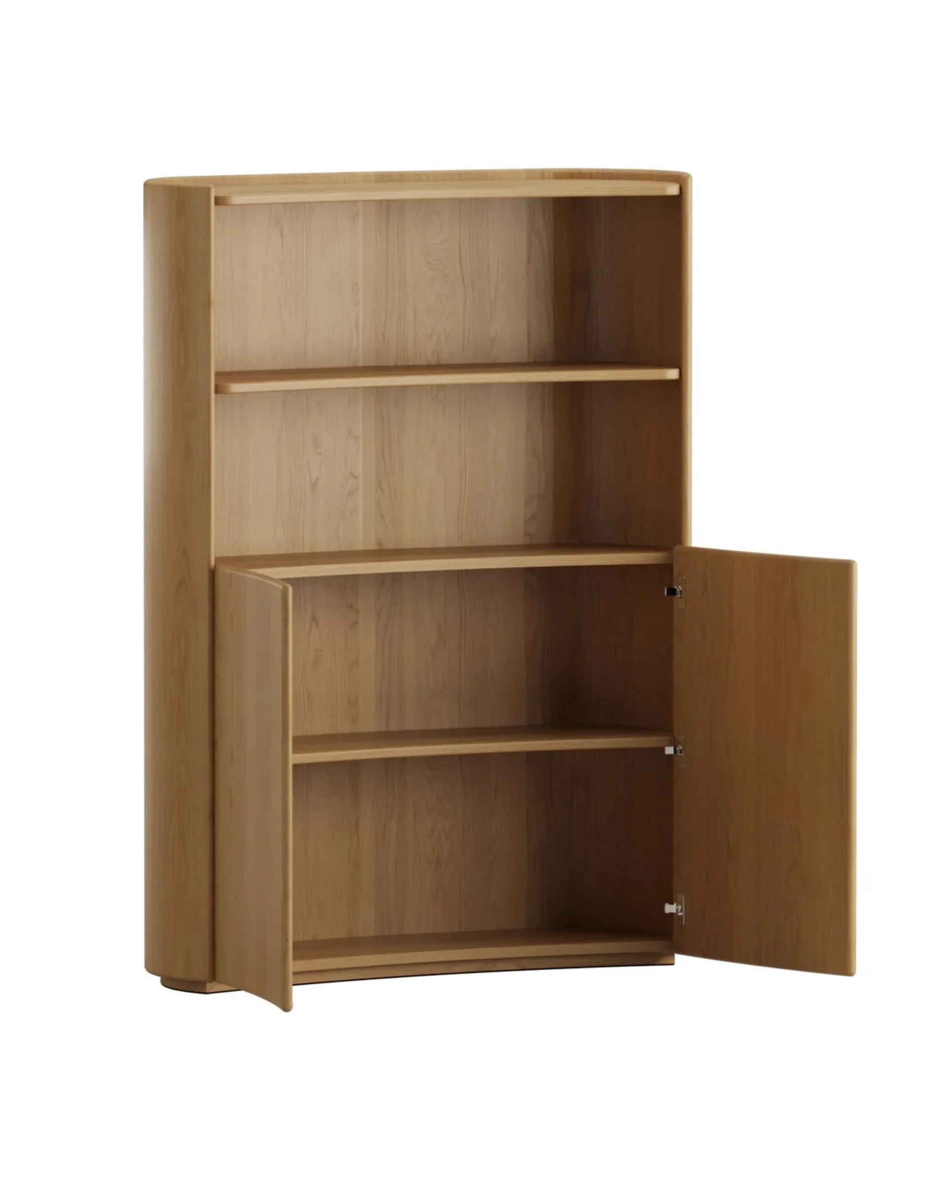 Luna Display Cabinet - Oak