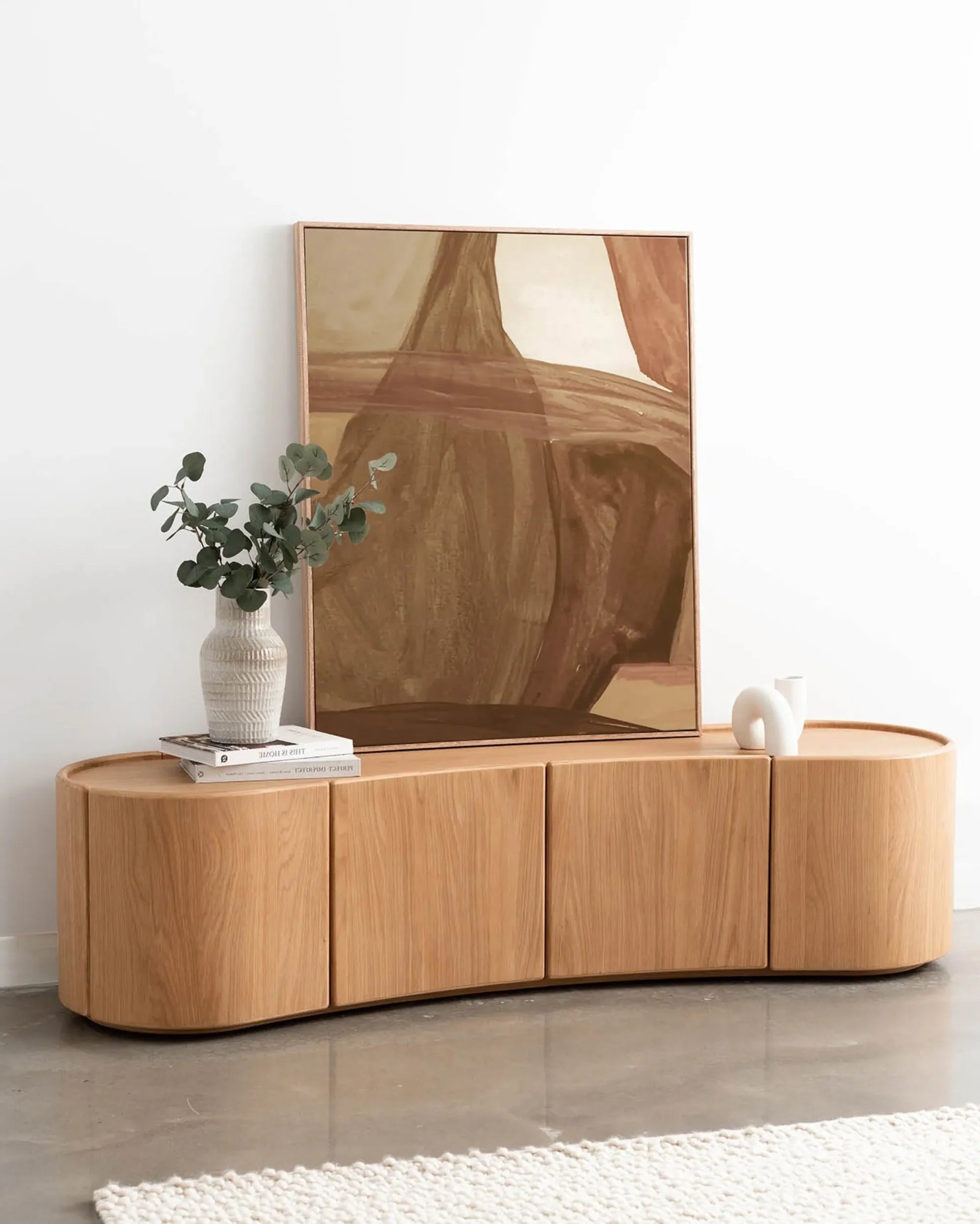 Luna Entertainment Unit 180cm - Oak