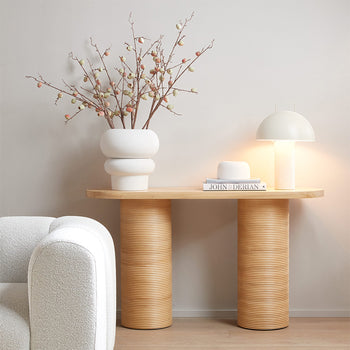 Hemisphere Table Lamp - White