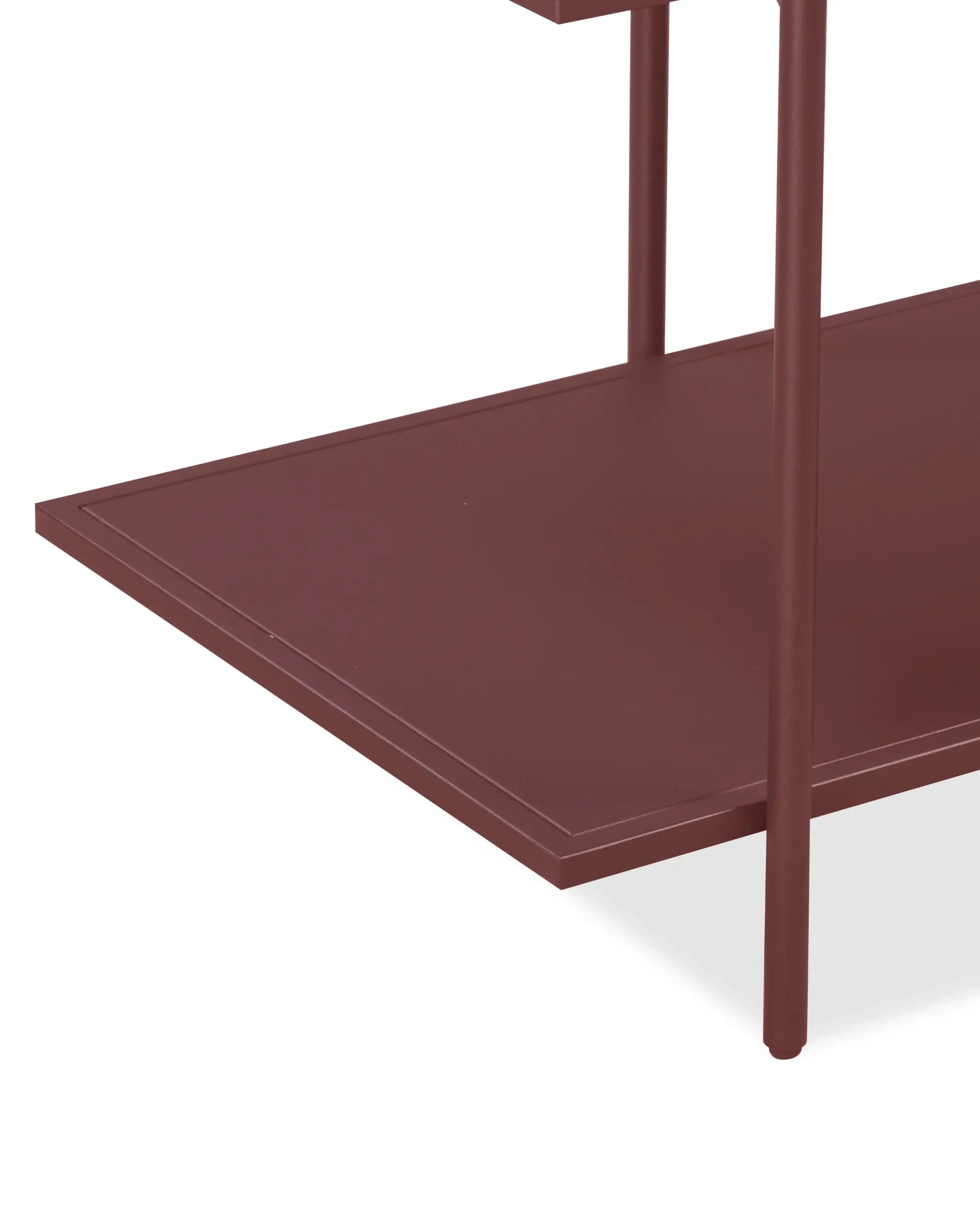 Cross Shelving Unit Low - Fudge
